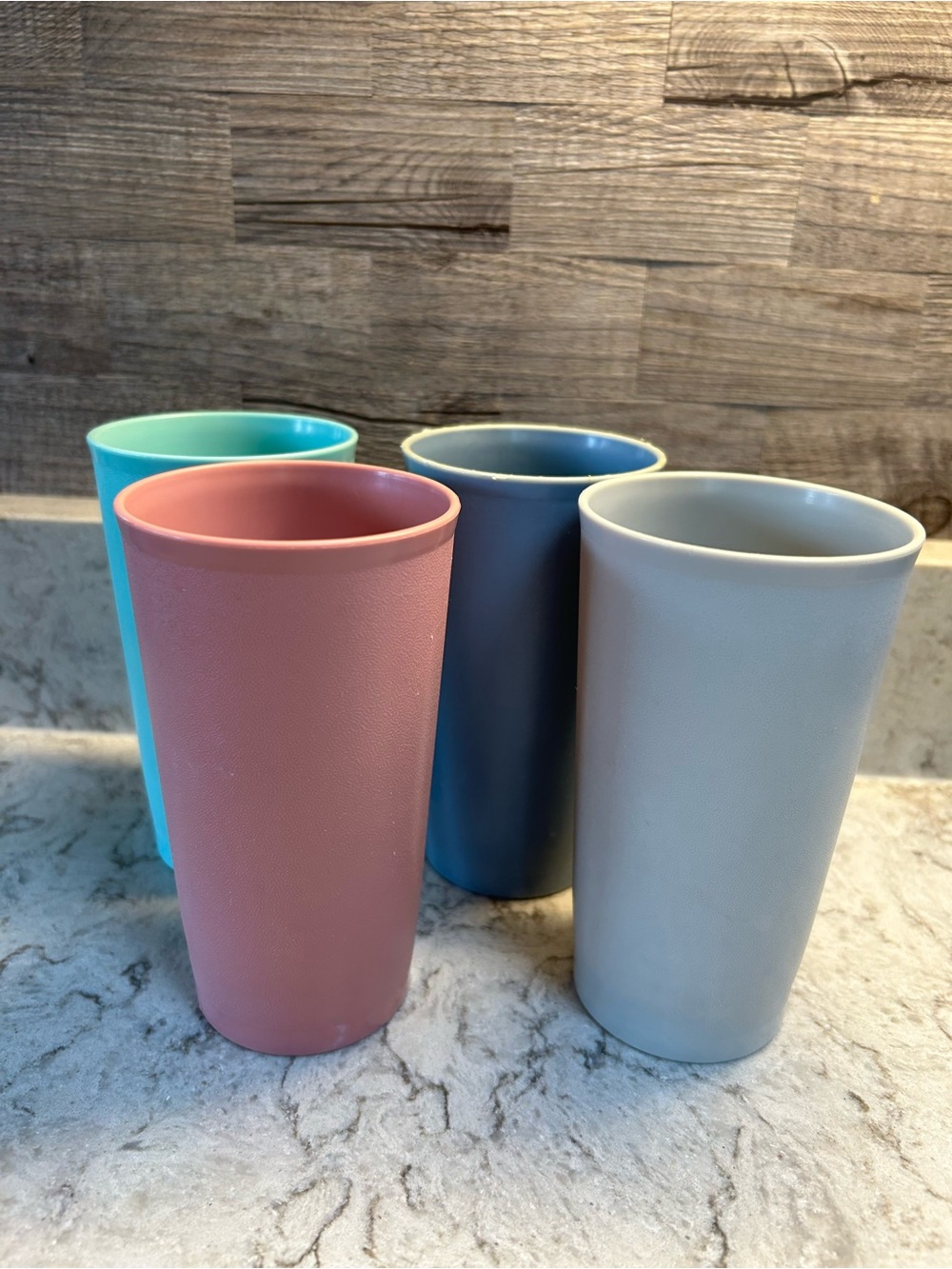 Set of 4 Matte Pastel Tumbler Cups